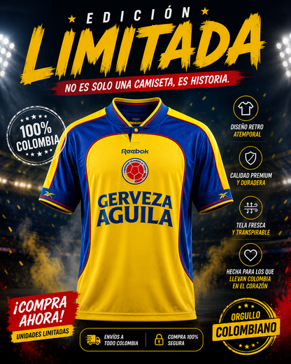 CAMISETA COLOMBIA 2001 COPA AMERICA RETRO