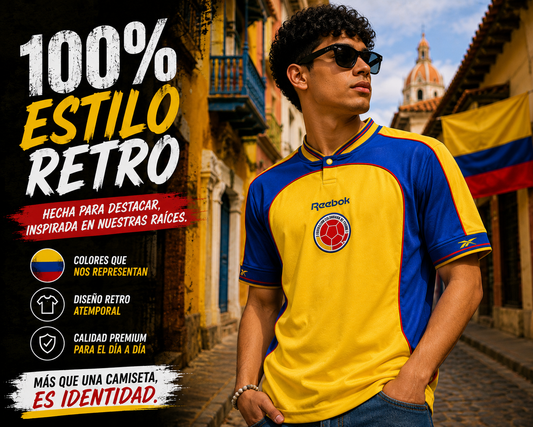 CAMISETA COLOMBIA 2001 COPA AMERICA RETRO